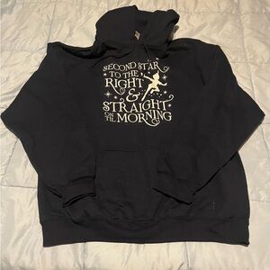 Navy Blue  Graphic Hoodie